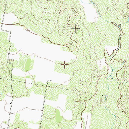 Topographic Map of Los Ebanos Colonia, TX