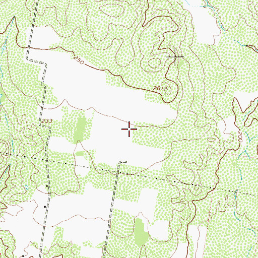 Topographic Map of Los Ebanos Number 2 Colonia, TX