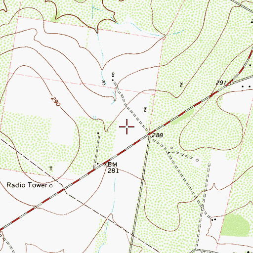 Topographic Map of La Lomita Colonia, TX