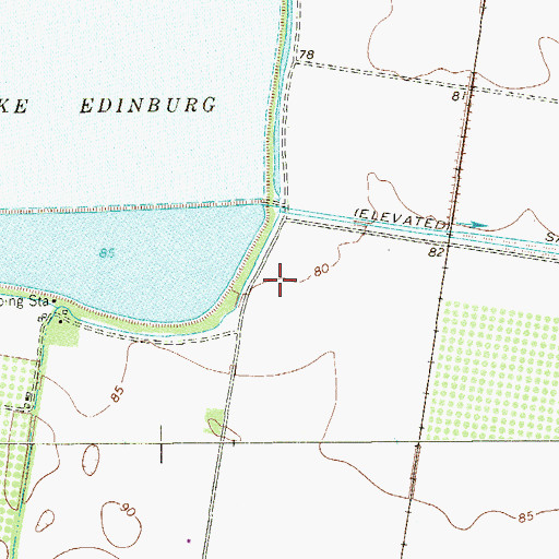 Topographic Map of Seminary South Colonia, TX