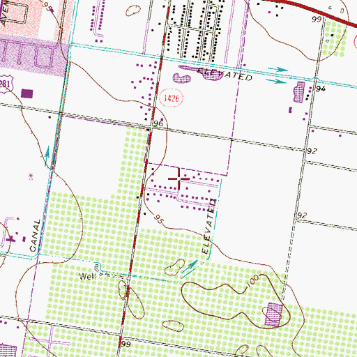 Topographic Map of Rodriguez Colonia Number 2, TX