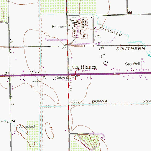 Topographic Map of Rosalito Colonia, TX