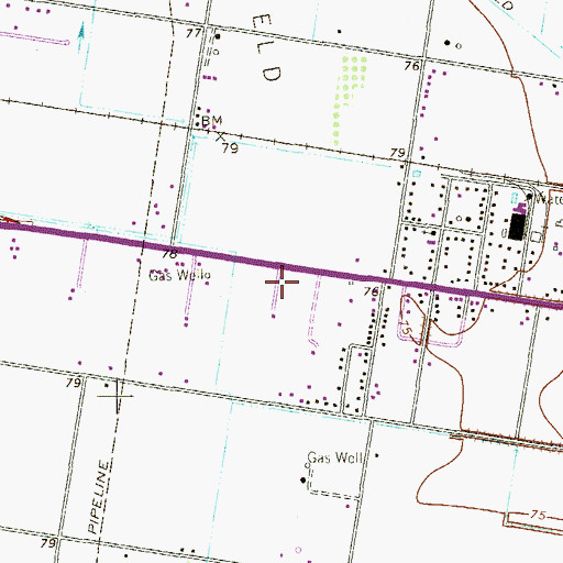 Topographic Map of Ruthven Number 1 Colonia, TX