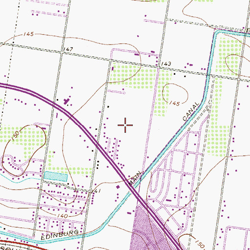 Topographic Map of Ramirez Colonia, TX