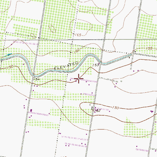 Topographic Map of Ramirez Estates Colonia, TX