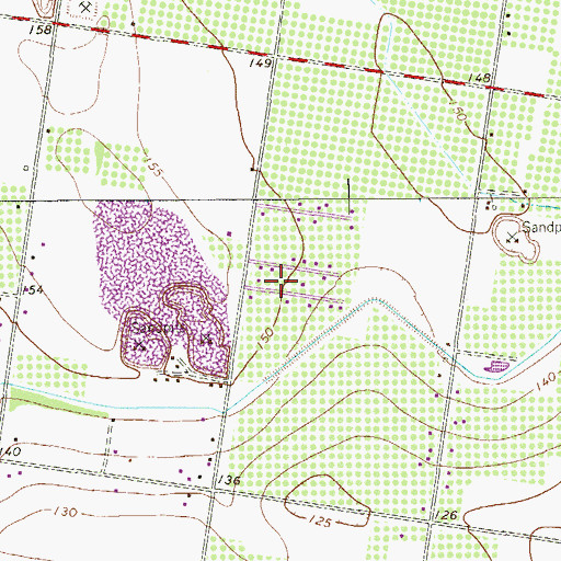 Topographic Map of Perlas de Naranja Colonia, TX