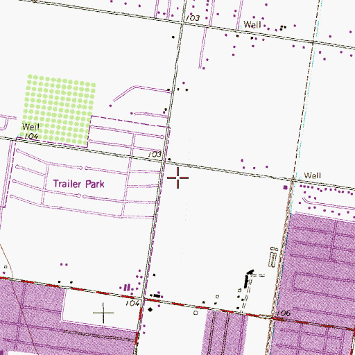 Topographic Map of Porciones Center Colonia, TX