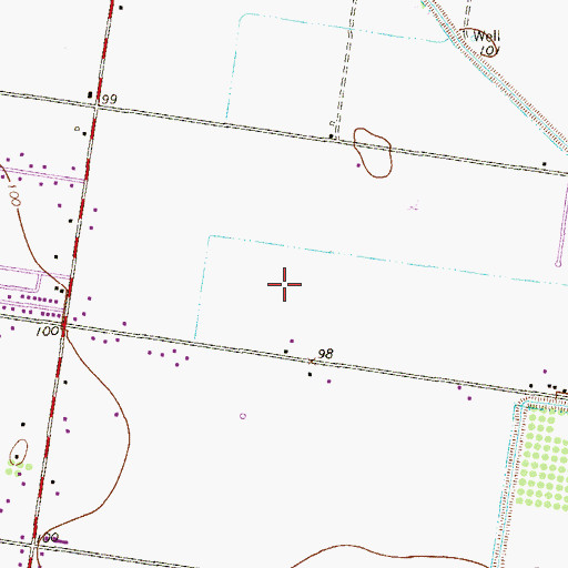 Topographic Map of Primavera Colonia Number 1, TX