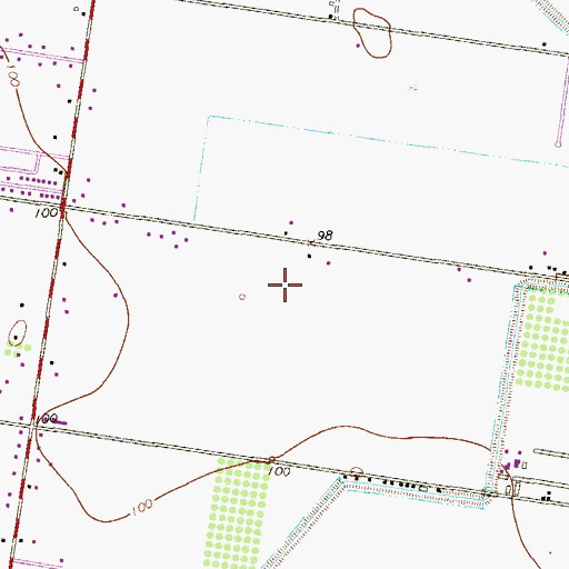 Topographic Map of Primavera Number 2 Colonia, TX