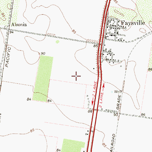 Topographic Map of Puerta del Sol Colonia, TX