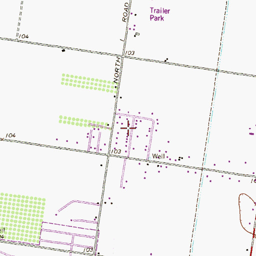 Topographic Map of R S W incorporated Number 1 Colonia, TX