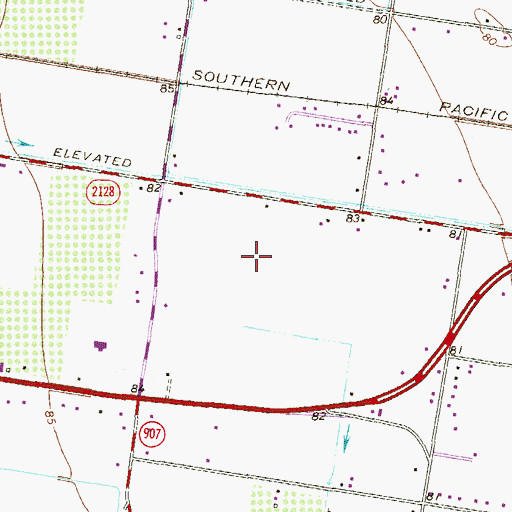 Topographic Map of Palmas Colonia Number 2, TX