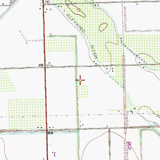 Topographic Map of Olivarez Number 17 Colonia, TX