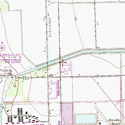 Topographic Map of Olivarez Number 1 Colonia, TX