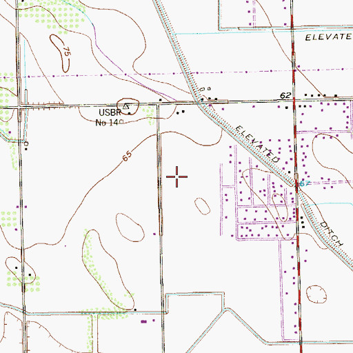Topographic Map of Olivarez Number 10 Colonia, TX
