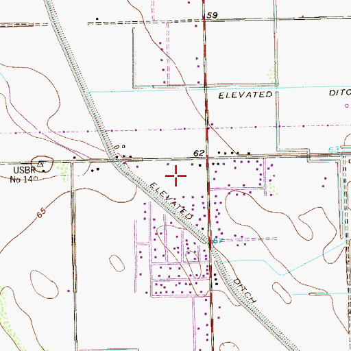 Topographic Map of Olivarez Number 4 Colonia, TX