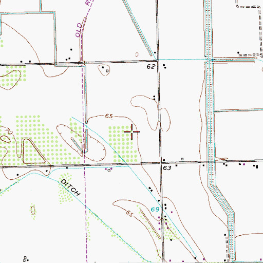 Topographic Map of Olivarez Number 9 Colonia, TX