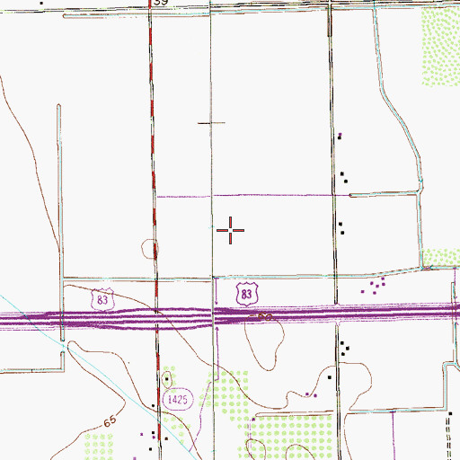 Topographic Map of North Capisallo Colonia, TX