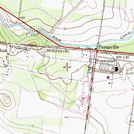 Topographic Map of Mata Colonia Number 2, TX