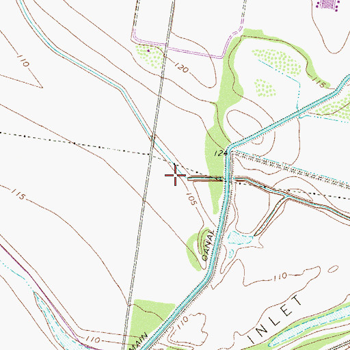 Topographic Map of Meadow Creek Country Club Colonia, TX