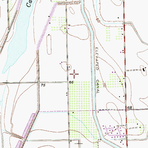 Topographic Map of Lorenzana Colonia, TX