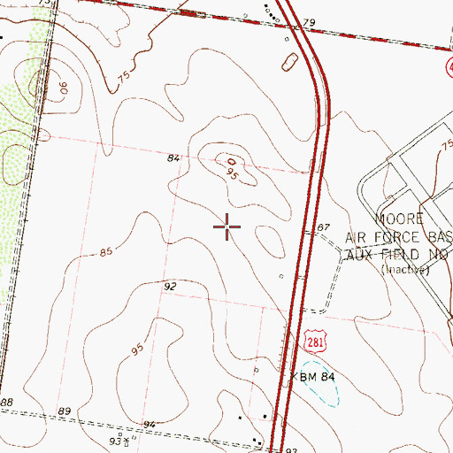 Topographic Map of Los Cerritos Colonia, TX