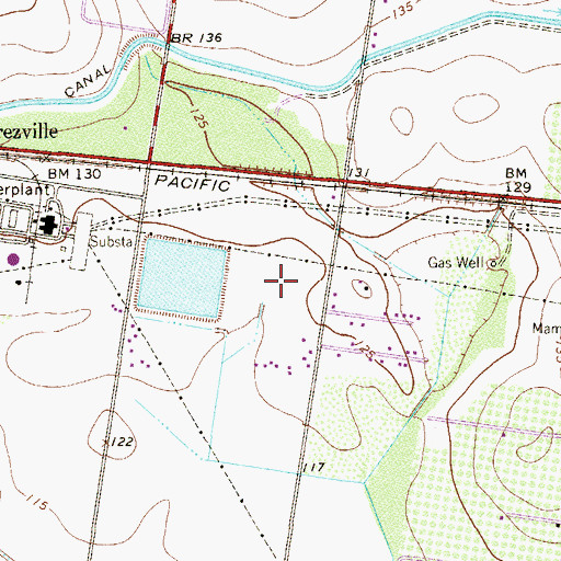 Topographic Map of Los Trevinos Colonia Number 2, TX