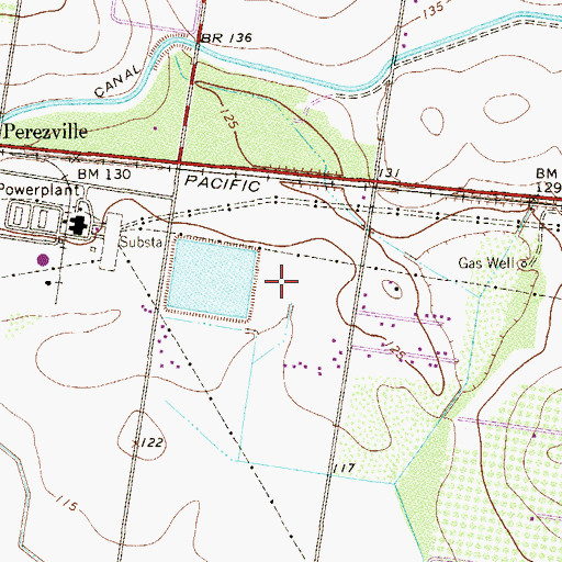 Topographic Map of Los Trevinos Colonia Number 3, TX