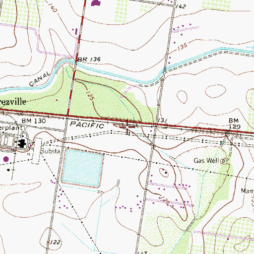 Topographic Map of Los Trevinos Colonia Number 4, TX