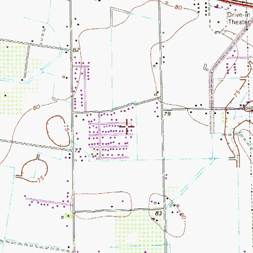 Topographic Map of La Palma Number 2 Colonia, TX