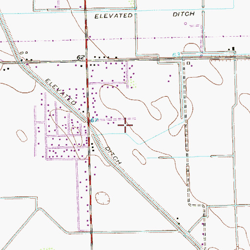 Topographic Map of La Paloma Number 1 Colonia, TX