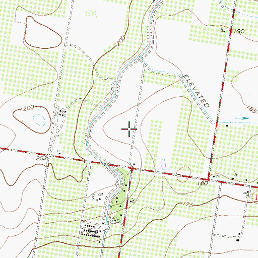 Topographic Map of La Paloma Site Colonia, TX