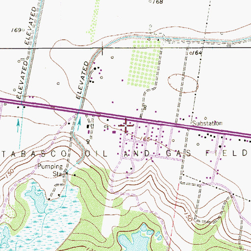 Topographic Map of King Ranch Colonia Number 1, TX
