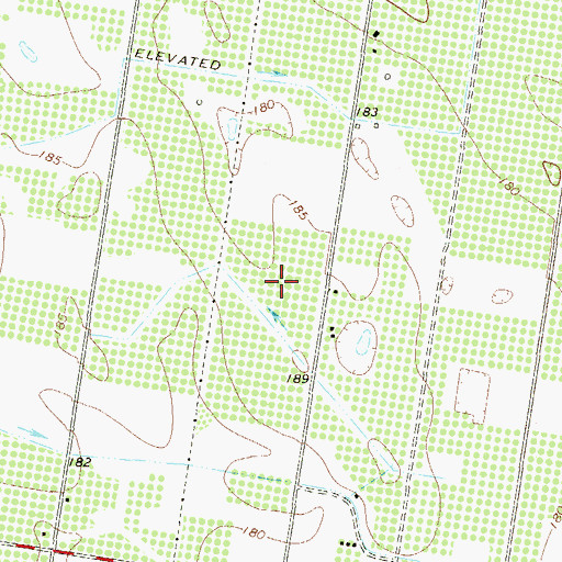Topographic Map of Kristi Estates Number 1 Colonia, TX
