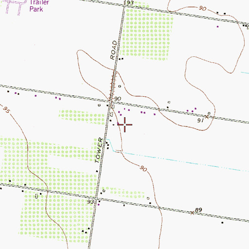 Topographic Map of L J Number 1 Colonia, TX