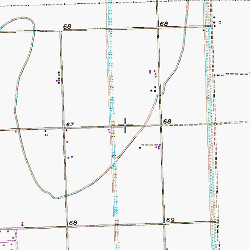 Topographic Map of J R Colonia Number 2, TX
