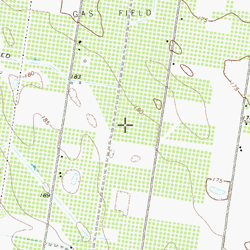 Topographic Map of Good Valley Ranch Colonia Number 1, TX