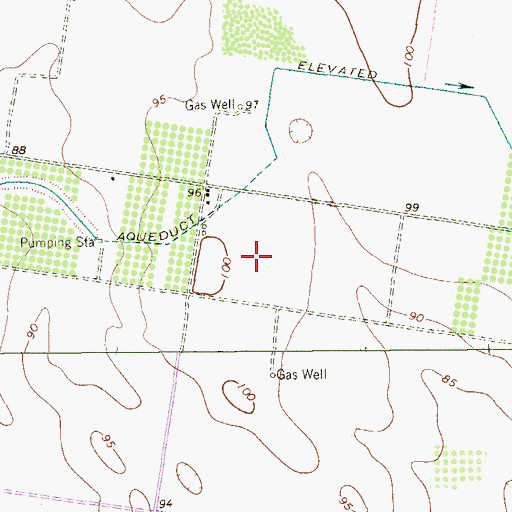 Topographic Map of Ingle-Doolittle Colonia, TX