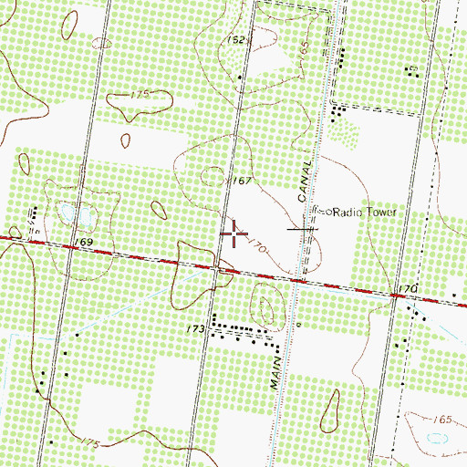 Topographic Map of Inspiration Heights Colonia, TX