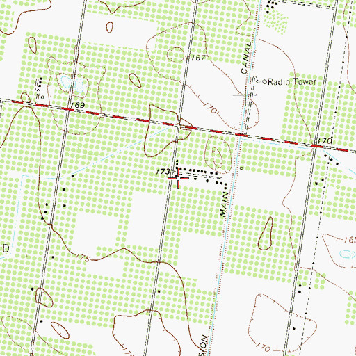 Topographic Map of Inspiration Rd Number 1 Colonia, TX