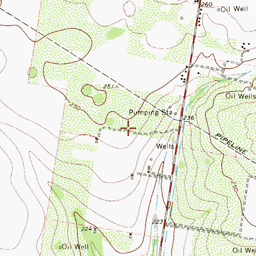 Topographic Map of El Castillo Colonia, TX