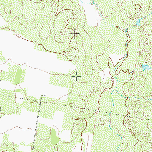 Topographic Map of El Cenizo Colonia, TX