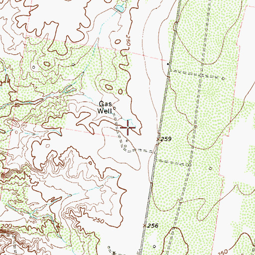 Topographic Map of El Mesquite Colonia, TX