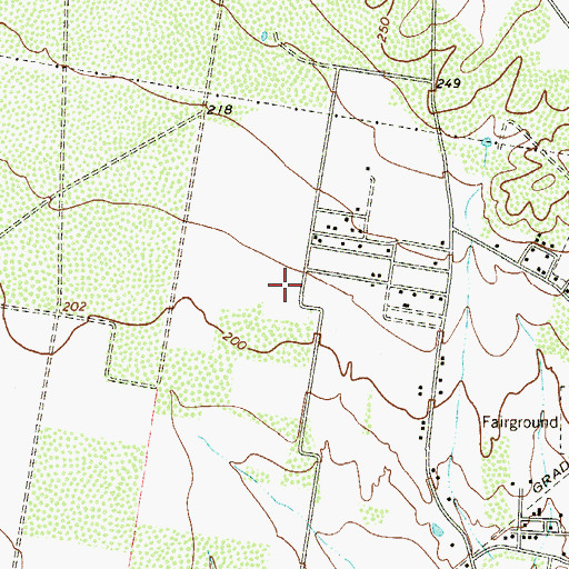 Topographic Map of A T Martinez Colonia, TX