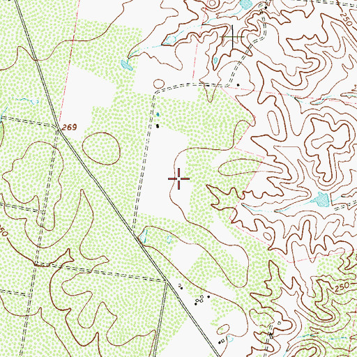 Topographic Map of Airport Heights Colonia, TX
