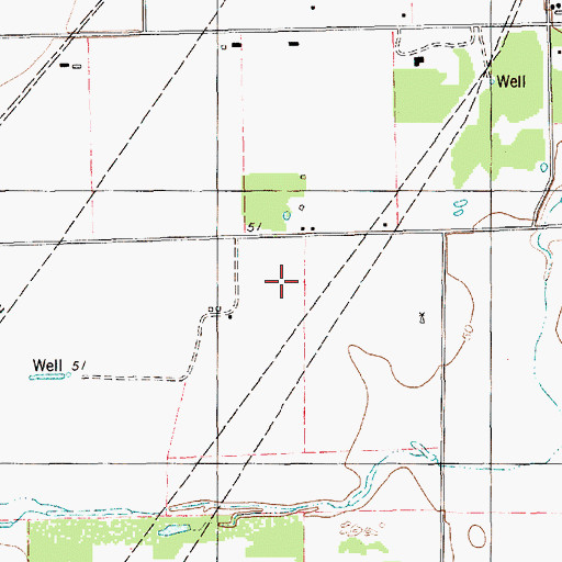 Topographic Map of O'Farrell Acres Number 2 Colonia, TX