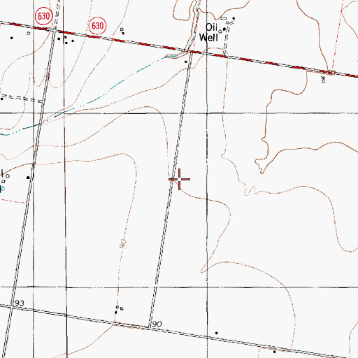 Topographic Map of Sun Country Estates Colonia, TX