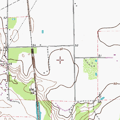 Topographic Map of Sunrise Acres Colonia, TX