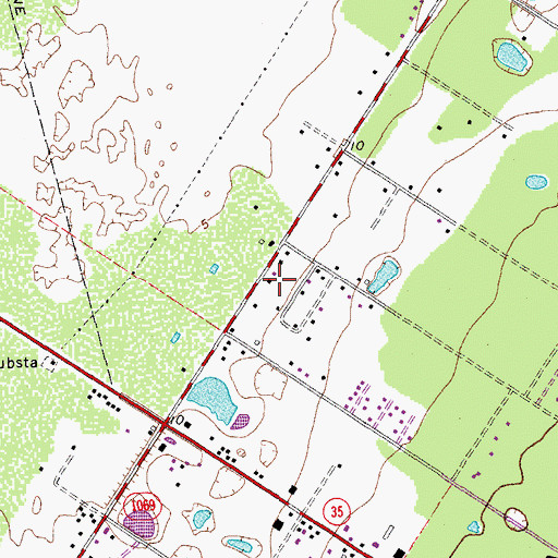 Topographic Map of The Falman Colonia, TX