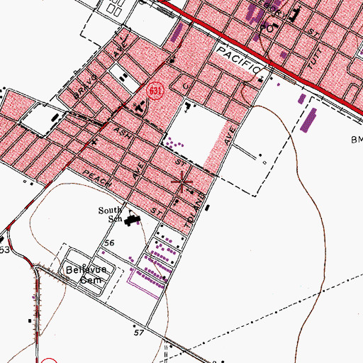 Topographic Map of Tierra Buena Colonia, TX